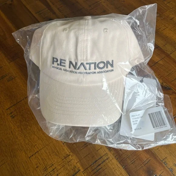 NWT P.E Nation Logo Homage Cap In Blush New In Packaging baseball‎ hat - Picture 2 of 5